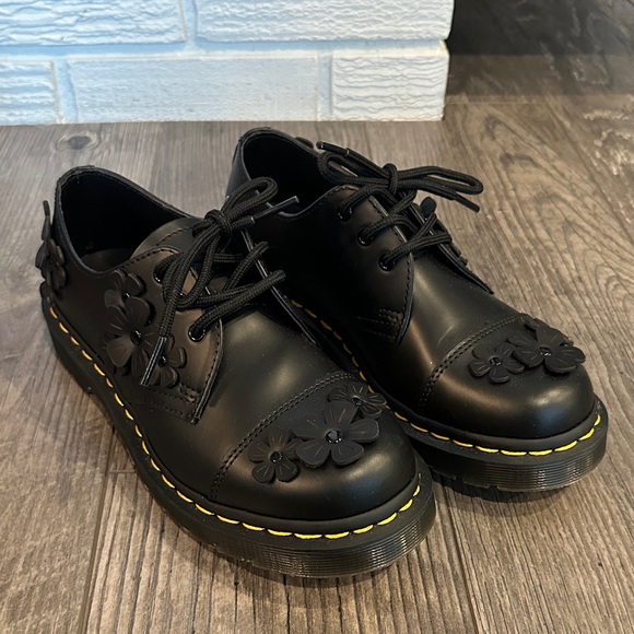 Dr. Martens Shoes - Dr. Martens Floral Lace-Up Oxfords